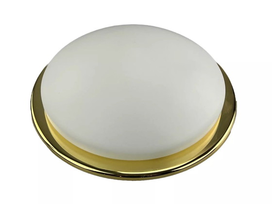 Image 1 of 60s 70s Hustadt lights Plafoniere ceiling lamp glass space age design