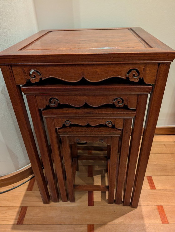 Image 1 of Juego de 4 mesas auxiliares