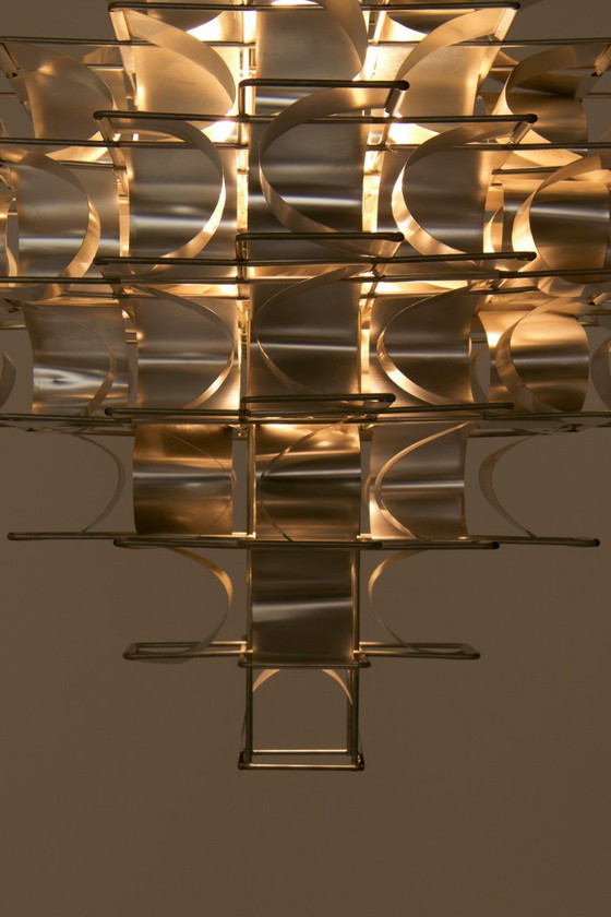 Lampada a sospensione Casiopée a 9 livelli - Max Sauze – Lampade a sospensione, Metal (photo 11 of 14)