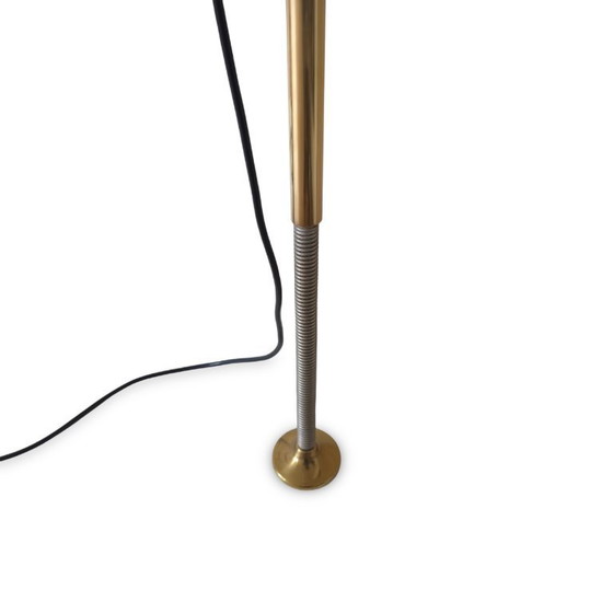 Image 1 of Florian Schulz BOCA | Lampes à arc vintage en laiton des années 70 | Luminaire