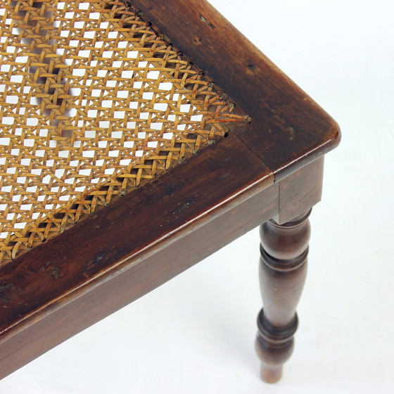 Image 1 of Chaise en bois et en rotin, Tchécoslovaquie, années 1910