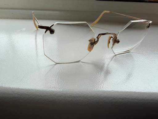 Vintage brilletje. 1/10 12K GF GOLD