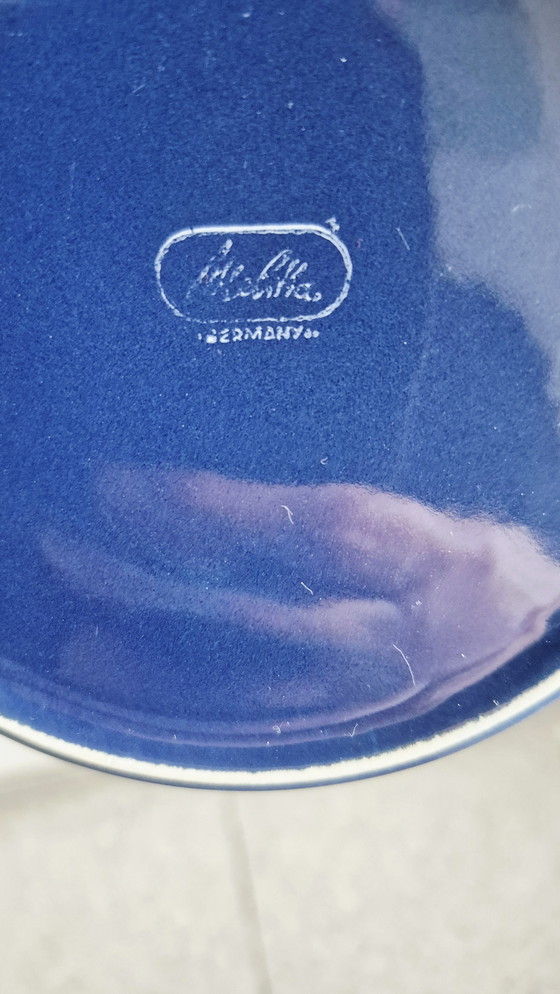 Image 1 of Melitta Service Stockholm blue + cobalt flower 56 pieces