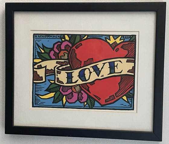 Henk Schiffmacher (1952) - Love – Litografie e stampe, Paper (photo 2 of 7)