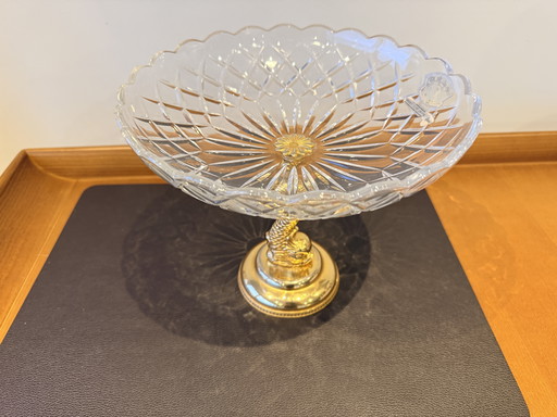 Val Saint Lambert fruit basket