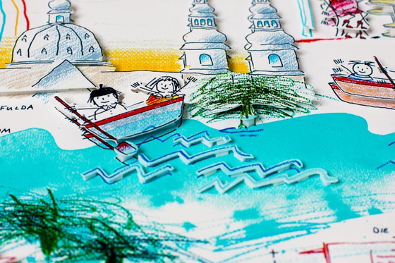 Image 1 of Schlote, Wilhelm - Fulda - costruzione 3D - firmato a mano