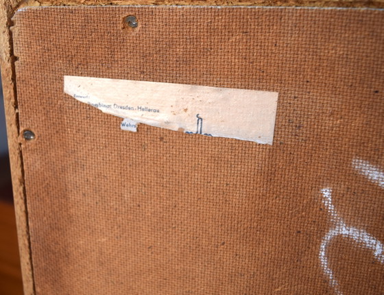 Image 1 of Dressoir met open planken uit de jaren 1950, vintage vitrinekast met displayplanken.
