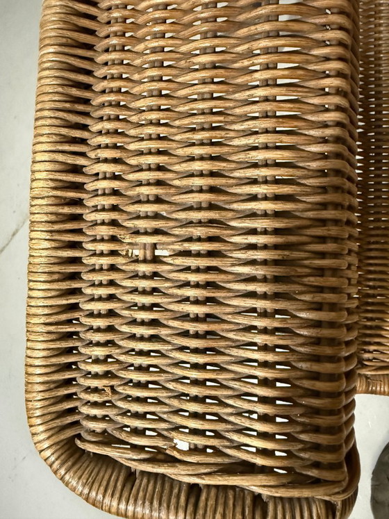 Image 1 of Sedia in rattan Wouter Fens Gebr. Jonker Paesi Bassi anni '60