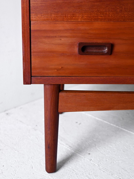 Image 1 of Danish Teak Bookcase from the 1950s with Drawers