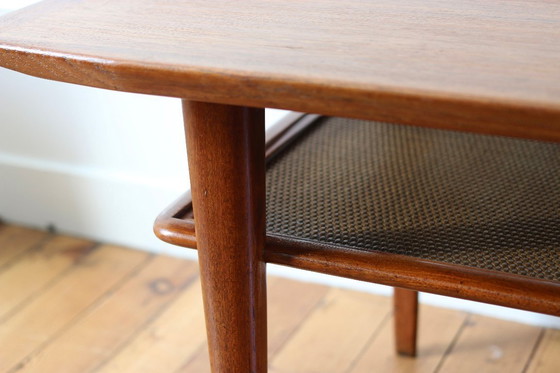 Image 1 of Scandinavian vintage teak coffee table Swiss Teak 1960