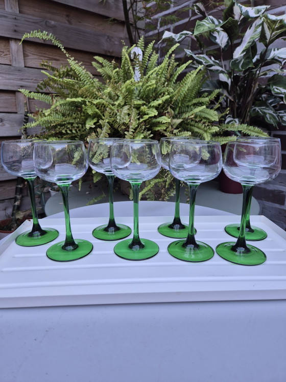 Ensemble de 8 verres à vin Luminarc Vintage à pieds verts – Verres et carafes, Glass (photo 15 of 15)