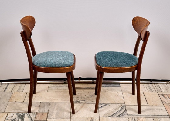 Image 1 of Juego de 4 sillas de comedor, TON, década de 1960, Checoslovaquia