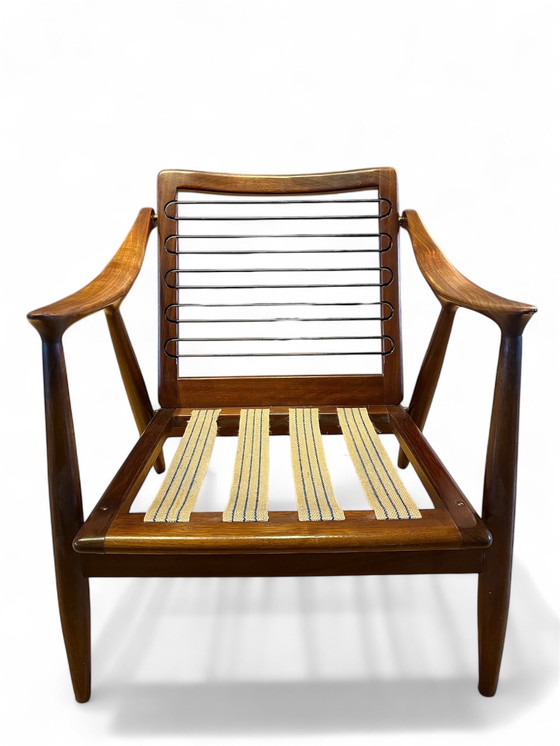 Image 1 of 1 x Poltrona in teak Frederik Kayser Vatne Mobelfabrik Norvegia 1950