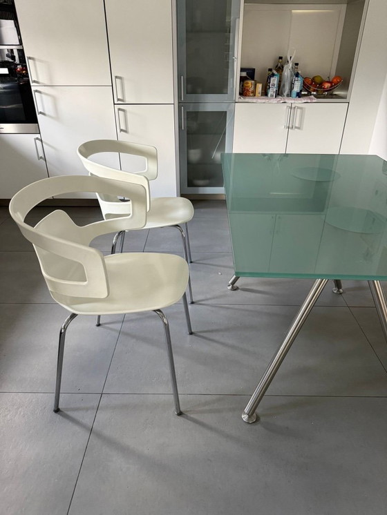 Image 1 of Bulthaup set table and bench Duktus series