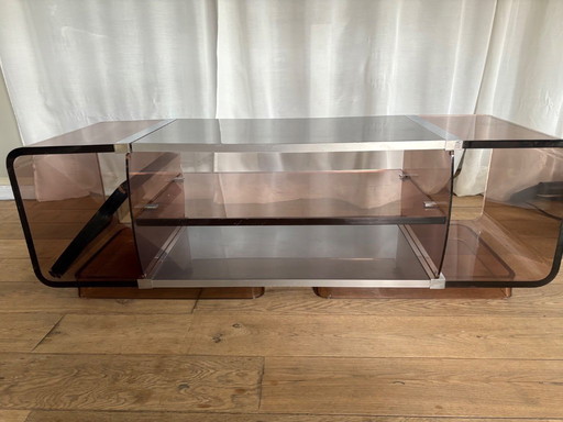 Space Age TV-Schrank und Plattenkiste