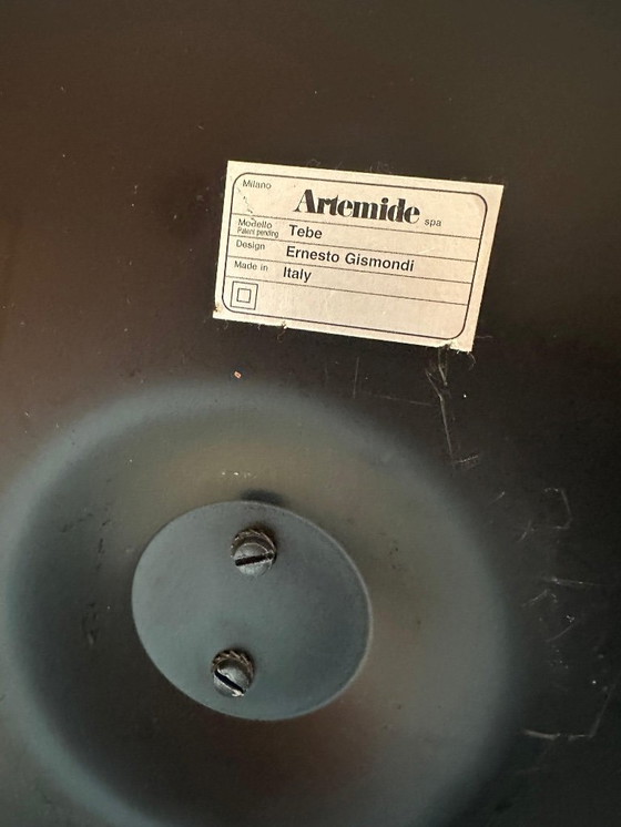 Image 1 of Vintage design sta vloer lamp Artemide Tebe Ernesto Gismondi