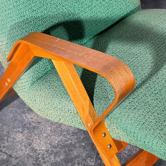 František Jirák Fauteuil voor Tatra Nabytok, jaren 60 – Tatra Nábytok, Textile (photo 10 of 14)