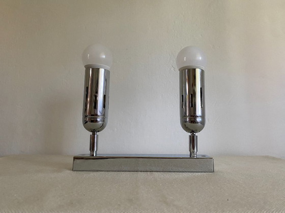 Lámpara de pared ajustable Sijaj Hrastnik era espacial de los años 70 – Apliques, Chrome (photo 9 of 16)