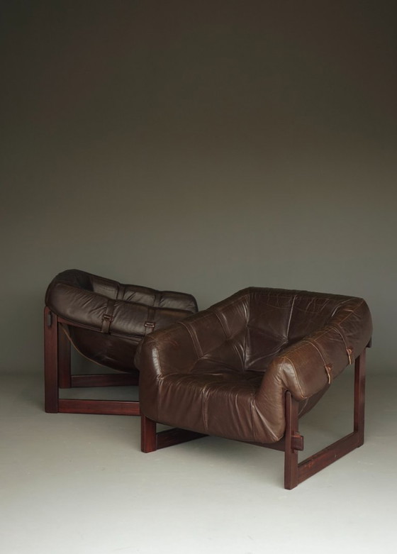 Image 1 of MP-91 Lounge-Sessel von Percival Lafer für Móveis Lafer, 1970er Jahre, 2er-Set