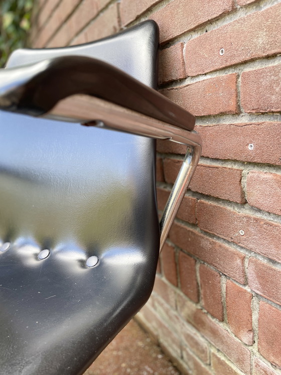 Image 1 of Sedia da ufficio vintage con struttura tubolare - stile Brabantia Gispen