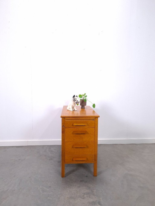 Deep wooden chest of drawers from Sweden