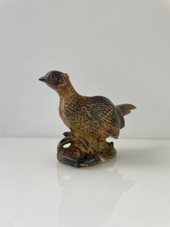 Image 1 of Pot de fleurs vintage figuratif en forme de faisan