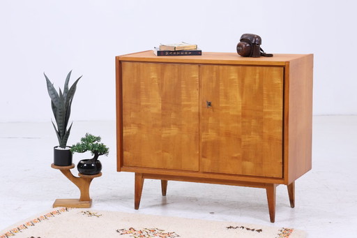 Beautiful vintage chest of drawers 60s | Mid - Century cabinet | Small sideboard retro wood storage #06-30