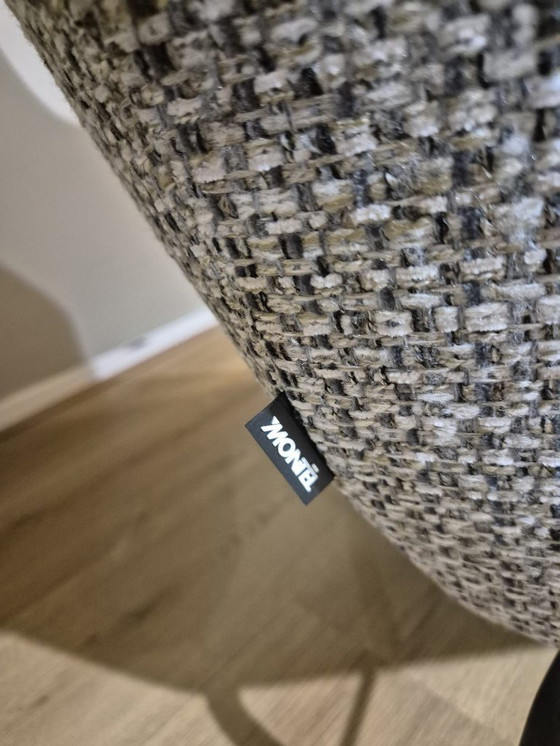 Image 1 of 2x Showroom Modelle Montel Bliss Sessel - Stoff - Leder