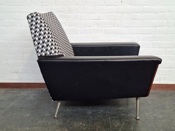 Top Form armchair from the 1960s reupholstered – Metal, Textile (photo 7 of 12)