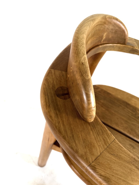 Image 1 of 4x vintage eetkamerstoel ‘Opus’, Erwin Berghammer ‘80