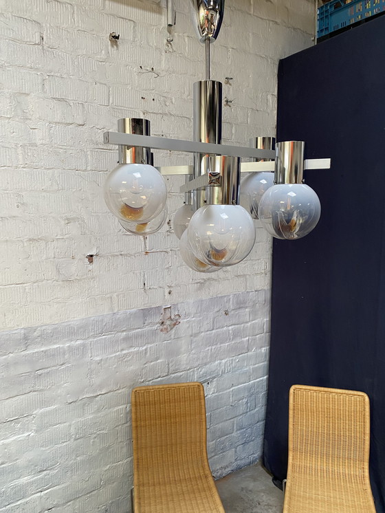 Image 1 of Lampe à suspension Mazzega Murano