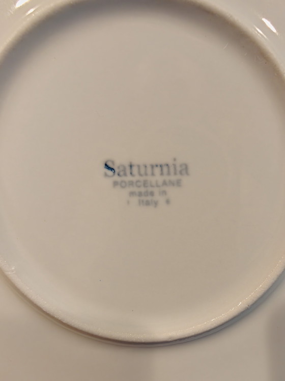 2 piatti decorati a mano con motivo Saturnia, 30,5 cm – Decorazioni murali, Porcelain (photo 7 of 7)