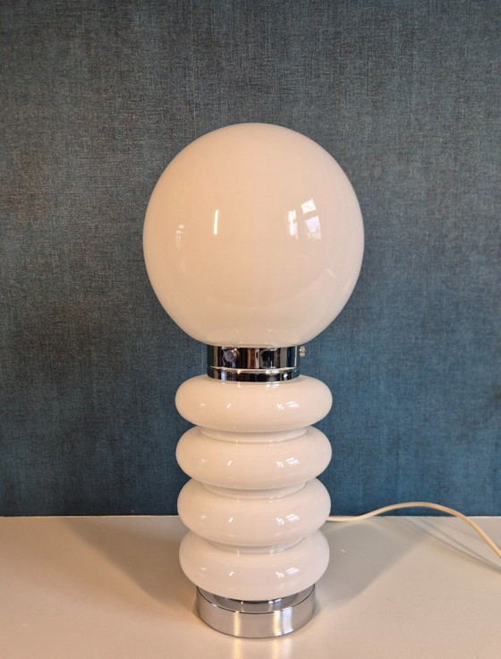 Image 1 of Vintage table lamp - Carlo Nason - 1970s - Glass