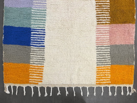Image 1 of Berber Rug - 296 cm x 206 cm - colored Wool