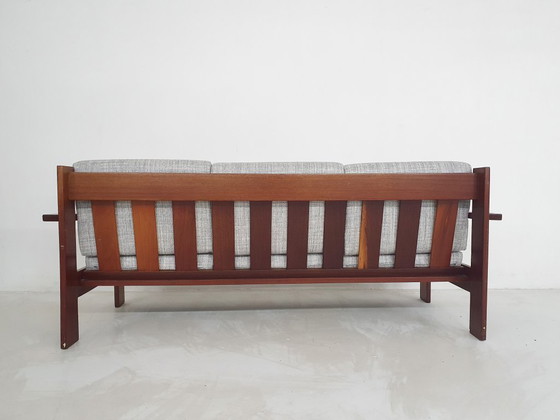 Image 1 of Mid-century minimalistic sofa in teak, Attributed to Harry de Groot for Leolux, The Netherlands 1950's