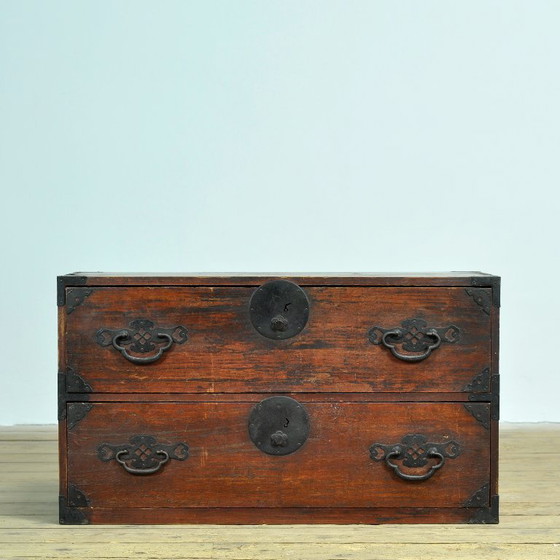 Commode japonaise Tansu, vers 1870 – Iron, Wood (photo 13 of 14)