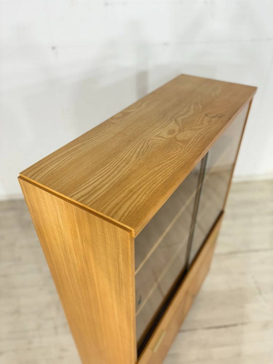 Image 1 of Elegant mid-century highboard – stylish display cabinet from the 1960s