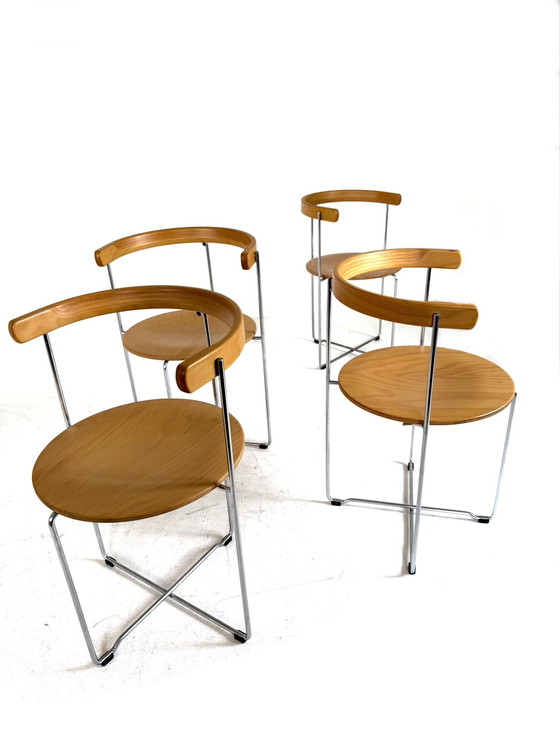 Image 1 of 6x Silla plegable de diseño 'Soley', Kusch & Co '80