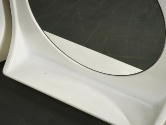 Paire de Miroirs Terry en Plastique Italiens Space Age, années 70 – Plastic (photo 8 of 11)
