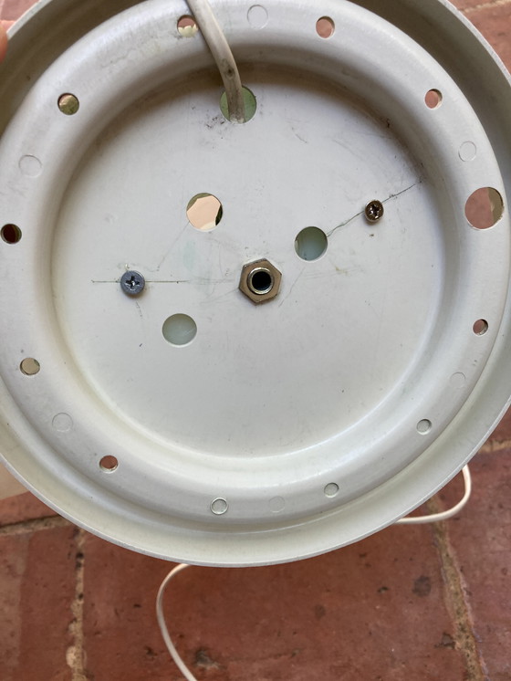 Image 1 of Grote 80's ganzenlamp op metalen voet