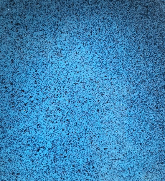 Image 1 of (W029) Rare Vintage Ross Art Fish Bowl Set – 2 Blue Ceramic Serving Dishes 48cm