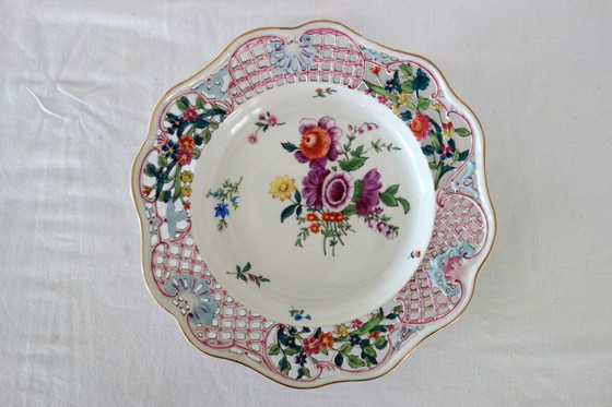 Image 1 of Rares Assiettes Décoratives Murales Porcelaine Herend, Hongrie Vers 1870