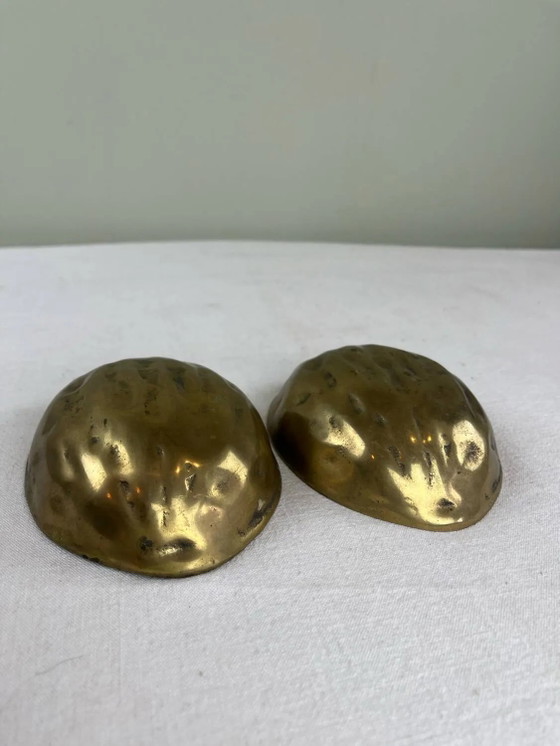 Vecchia noce in ottone – Ciotole, Brass, Vintage (photo 8 of 9)