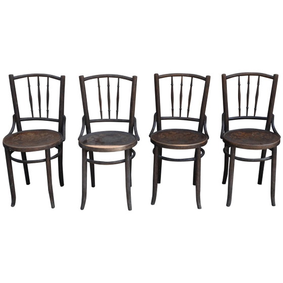 Dining Chairs from Thonet, 1930s, Set of 4 (photo 4 of 7)
