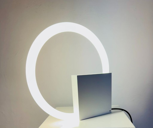 Extremely rare TC6 table lamp by Aldo van den Nieuwelaar for Nila Lights (early 1970s) with original label