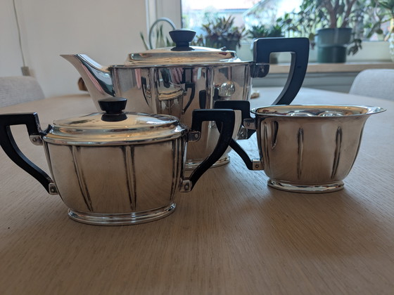 Image 1 of Silver-plated tea set