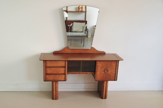 Image 1 of tocador Art Déco de roble