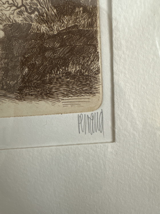 Dibujo a pluma de Borie – Arte, Glass, Paper (photo 5 of 5)