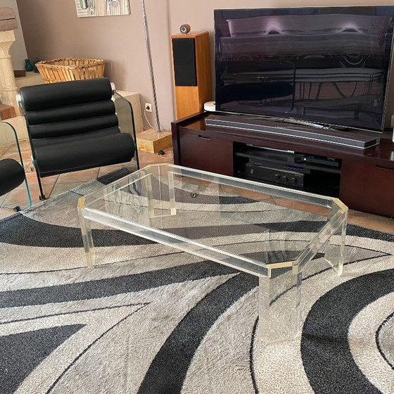Image 1 of Table basse Athena par David Lange. 1970. 120x70.