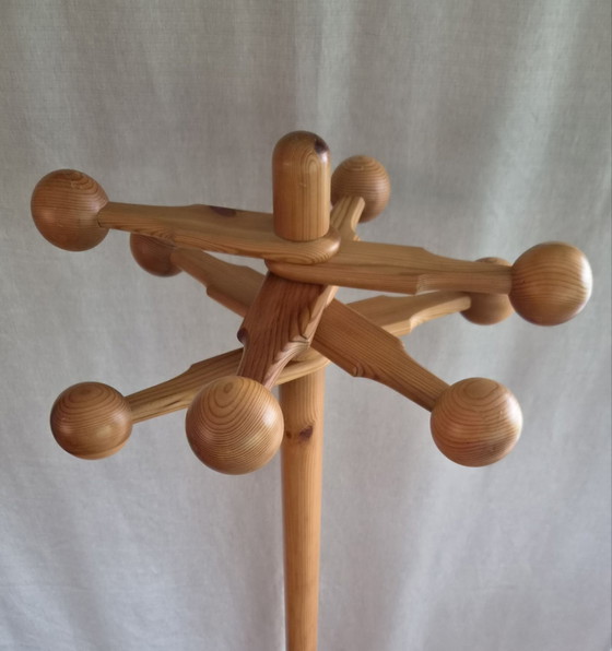 Portemanteau Vintage en Pin Space Age "Sputnik" – Portemanteaux, Bois (photo 6 of 12)